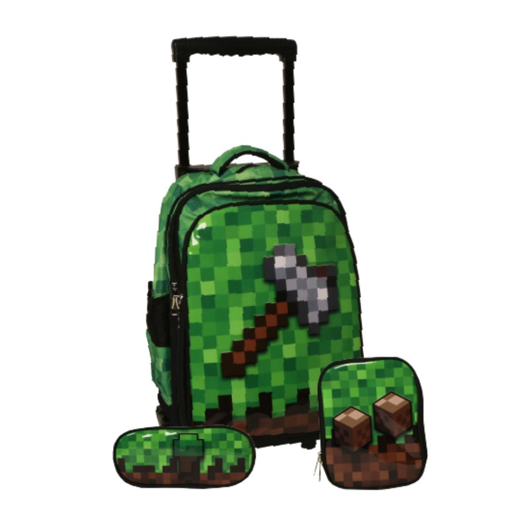 Minecraft Trolly Bag - 18 Inch	